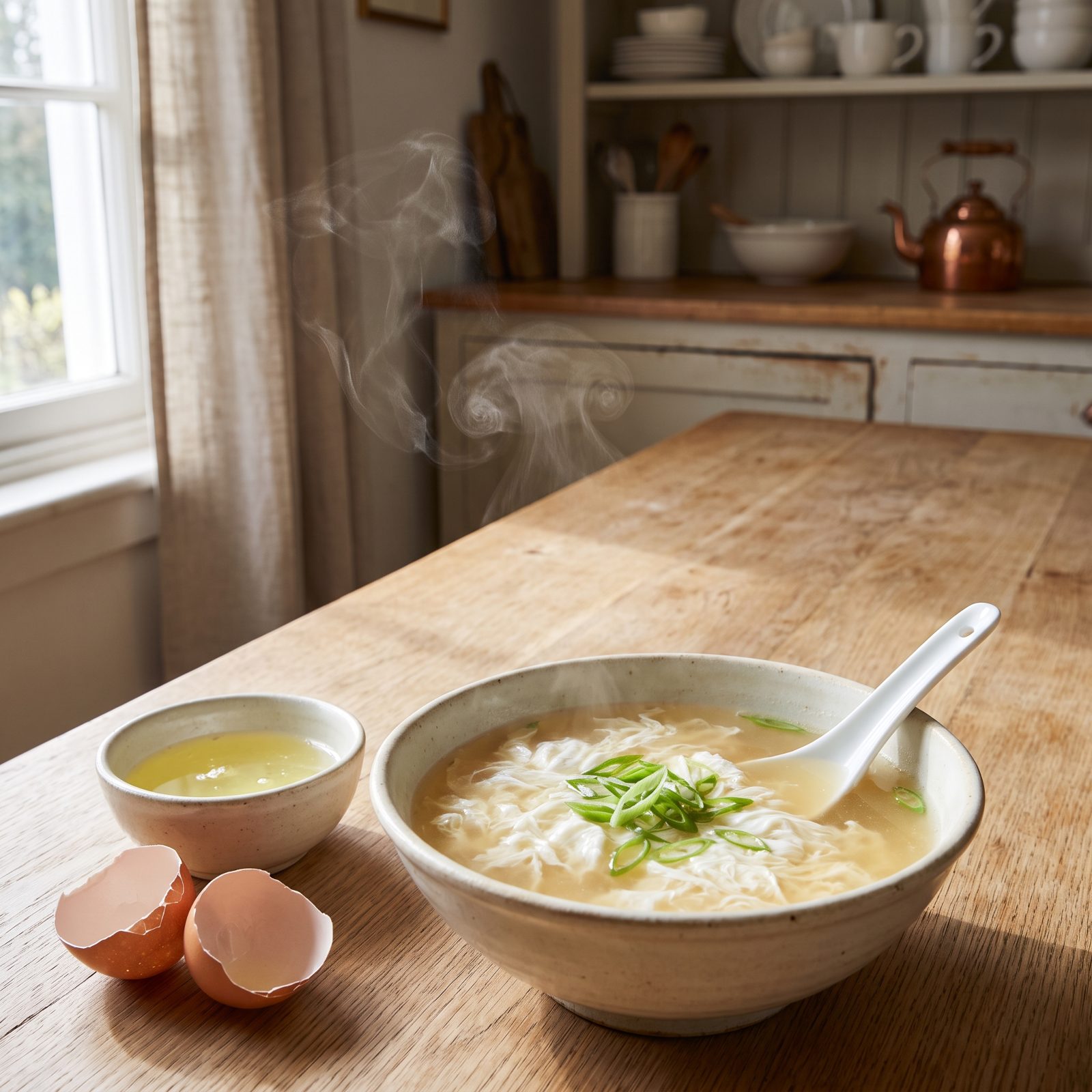 Stream Leftover Egg Whites Into Egg-Drop Soup