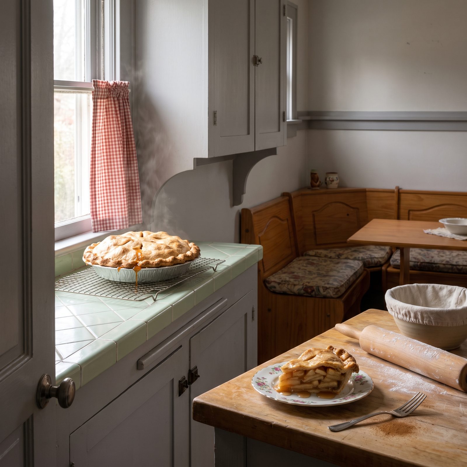 Sunday's Homemade Apple Pie, Cooling on the Windowsill