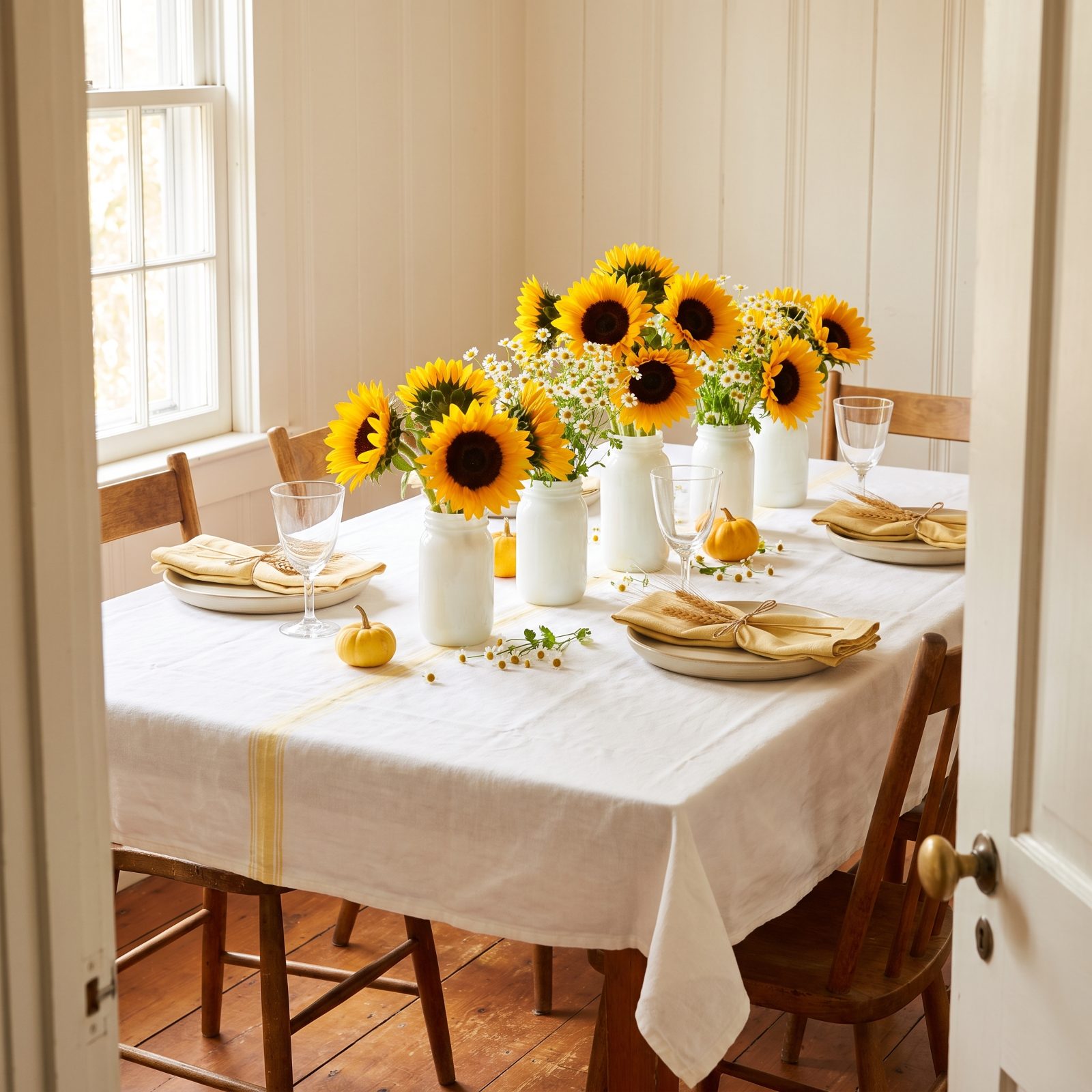 The Sunflower and Chamomile Celebration Table