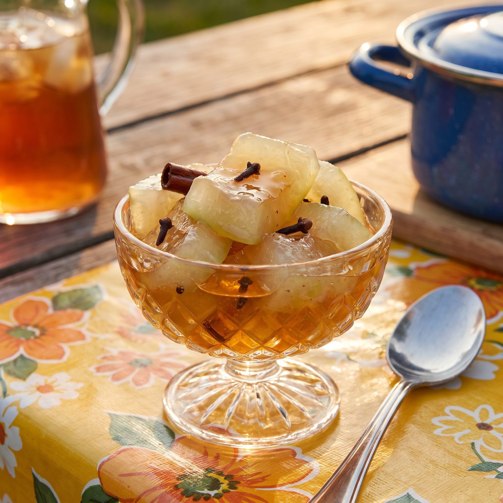 Sweet Pickled Watermelon Rind