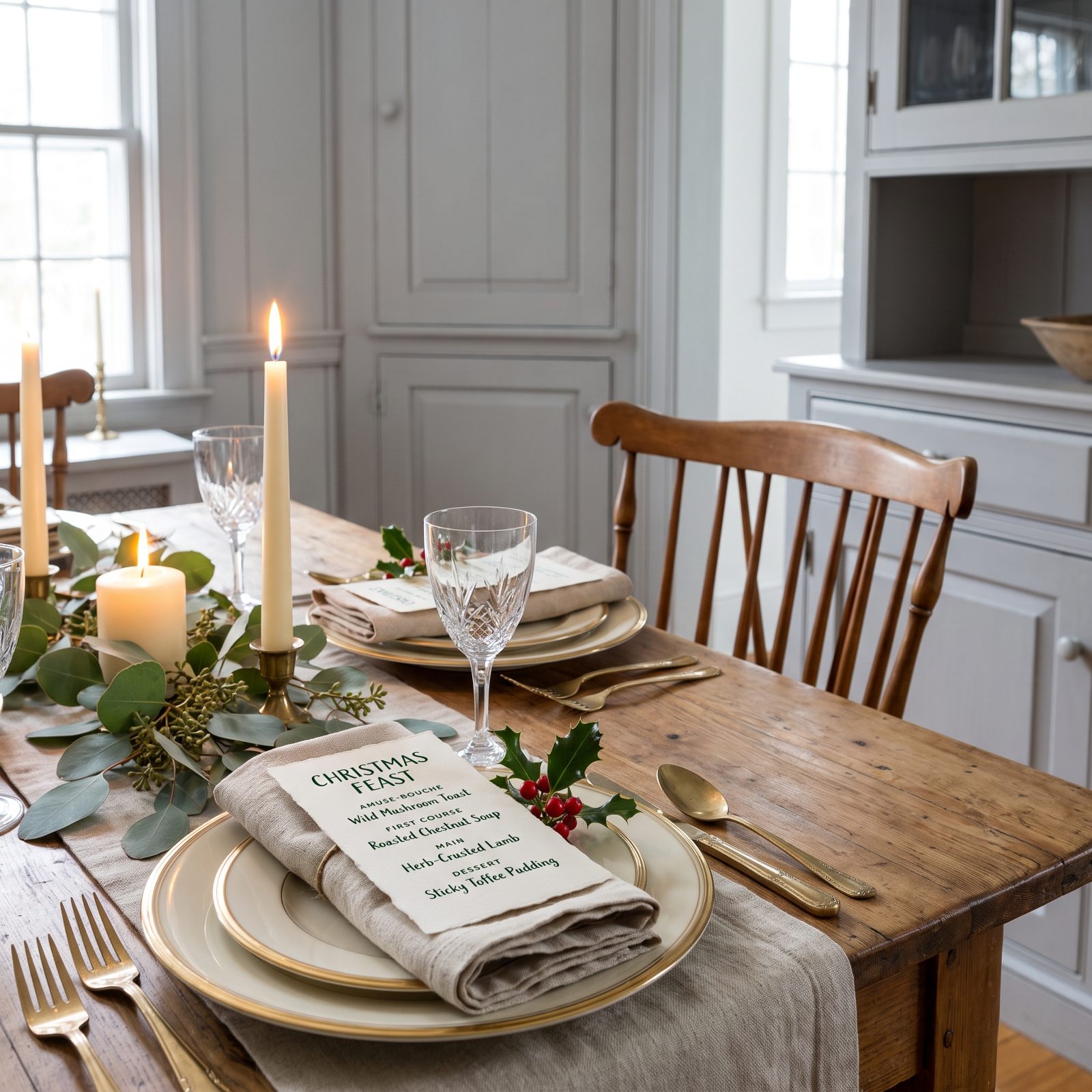 The Table With Menus That Build Anticipation