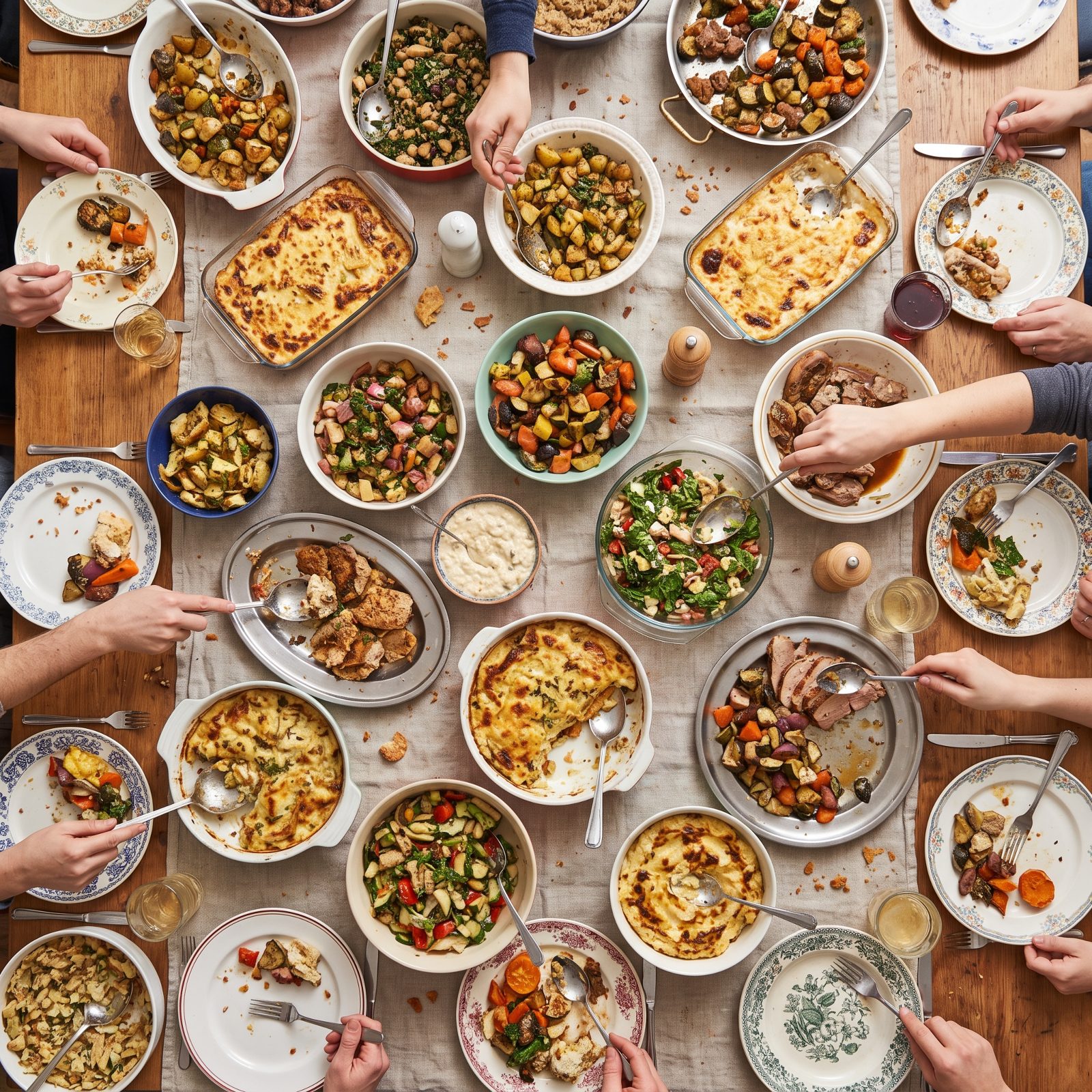 The Table Where Every Guest Brings a Serving Dish