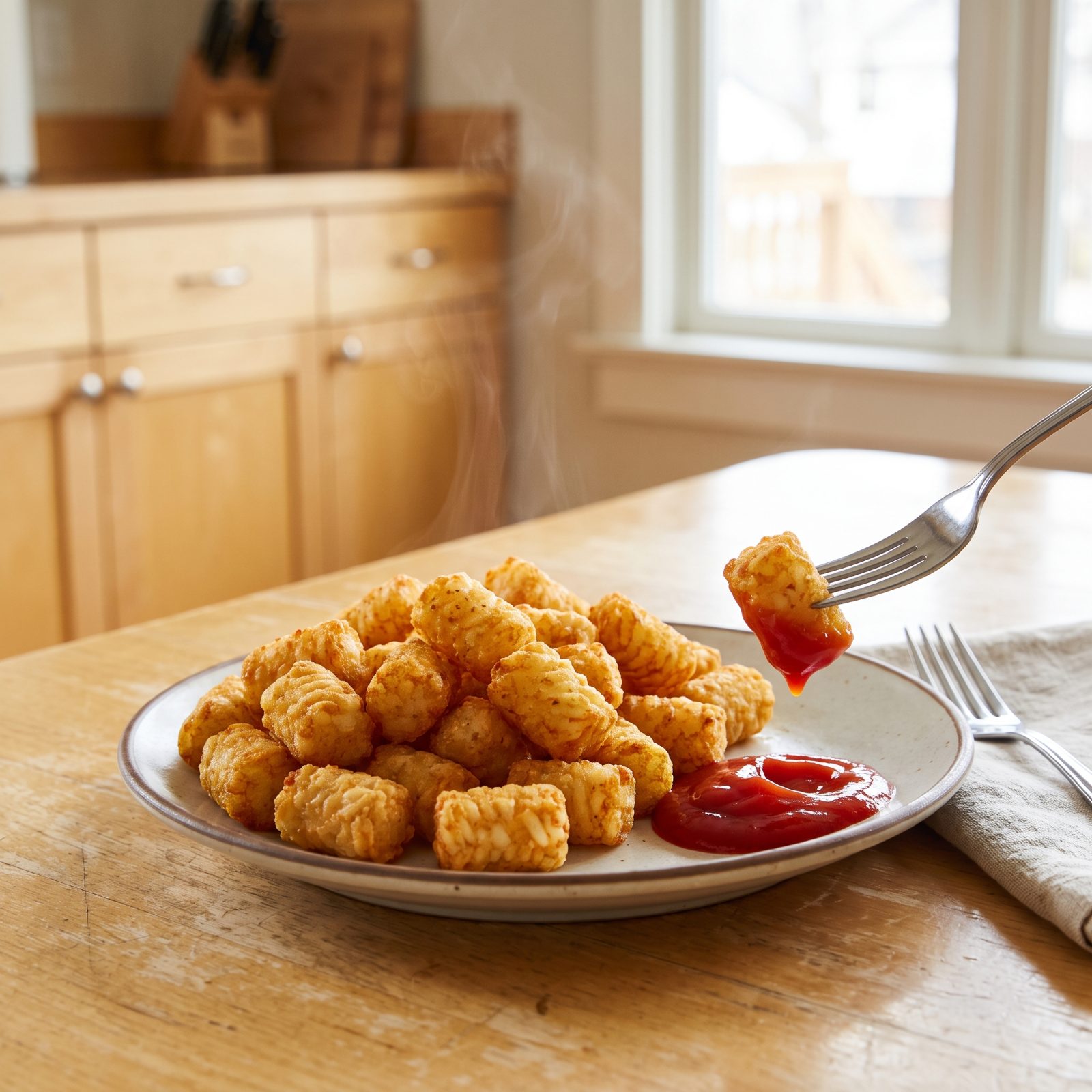 Tater Tots, Ketchup, and the Puck-Shaped Truth