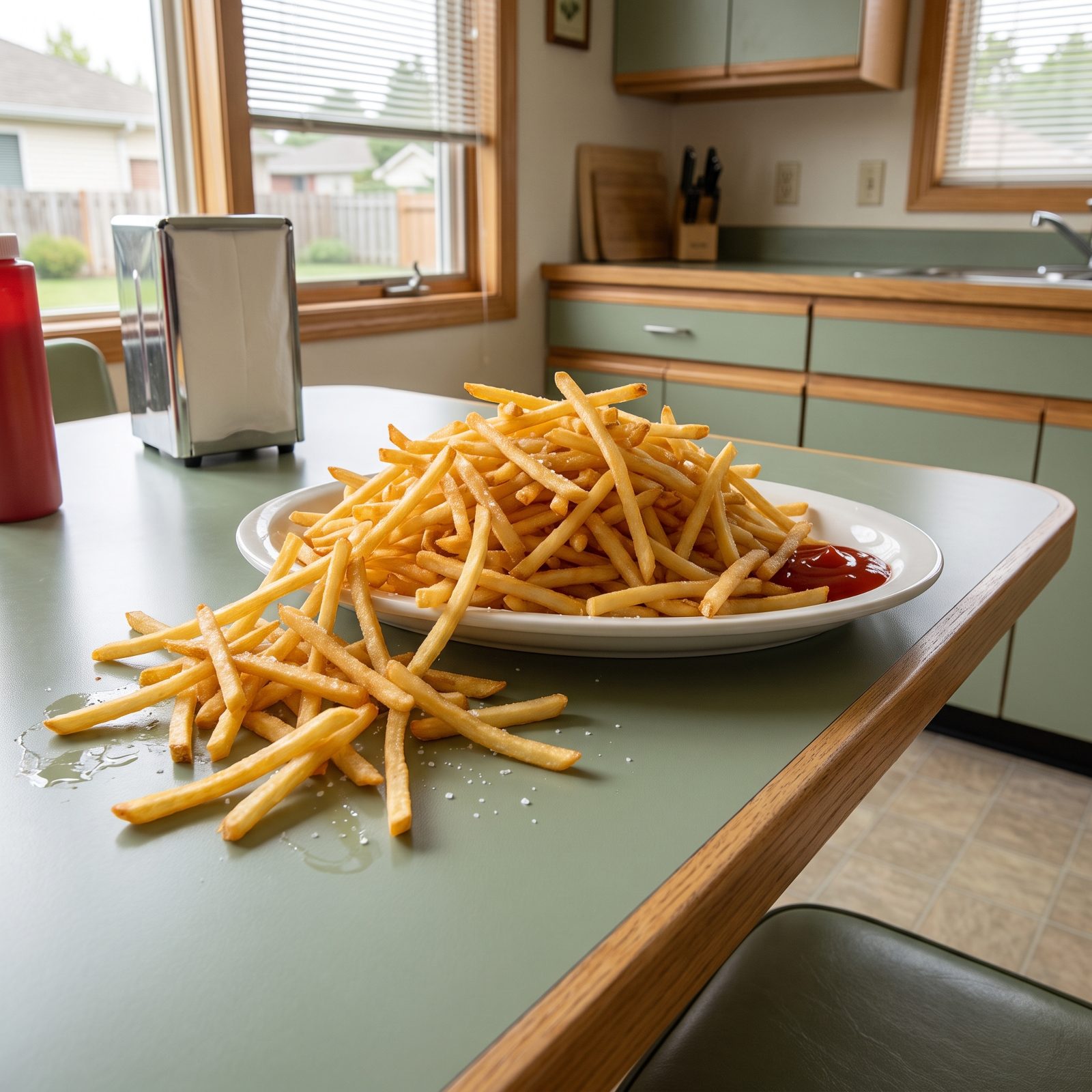 Thin Diner French Fries, the Shoestring Kind