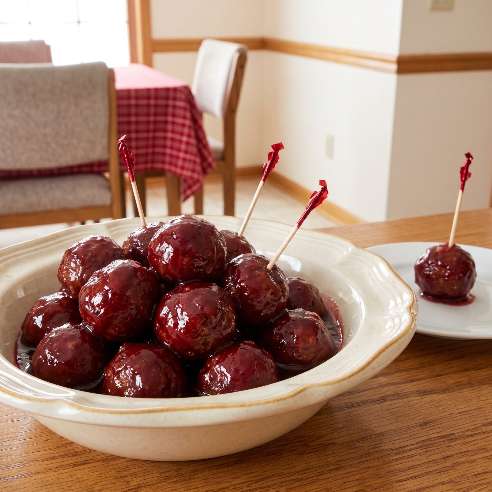Three-Ingredient Cranberry Meatballs