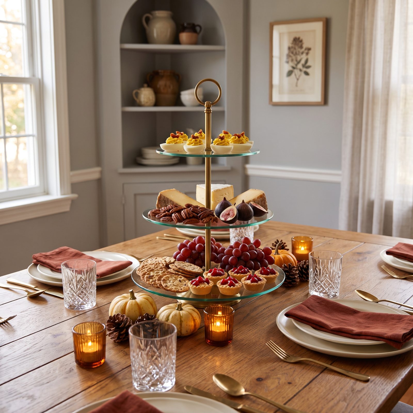 The Tiered Appetizer Stand That Earns Its Height