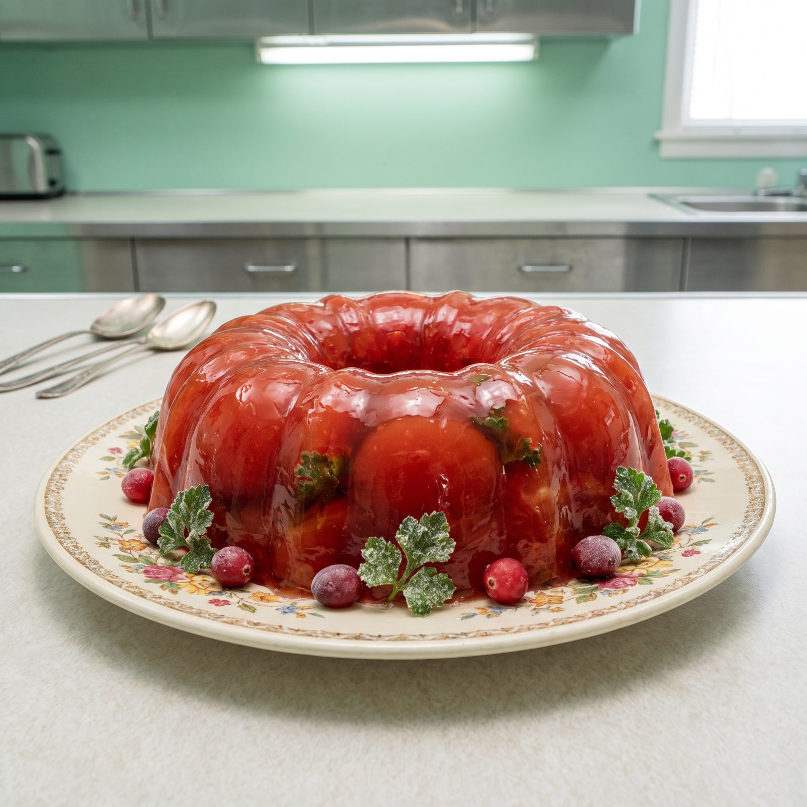 Tomato Aspic Christmas Ring