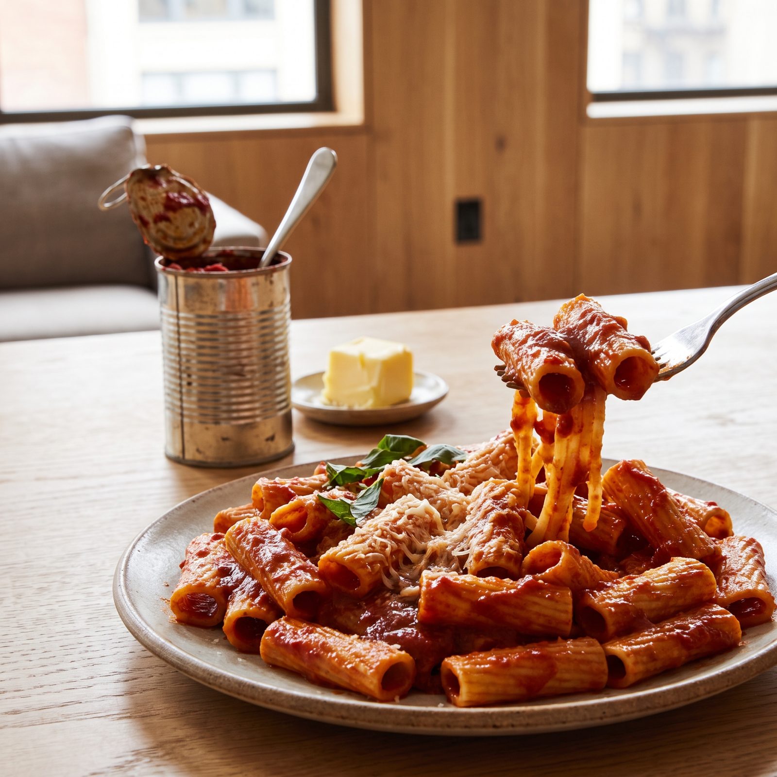 Tomato Paste and Butter in a Deeply Savory Pasta