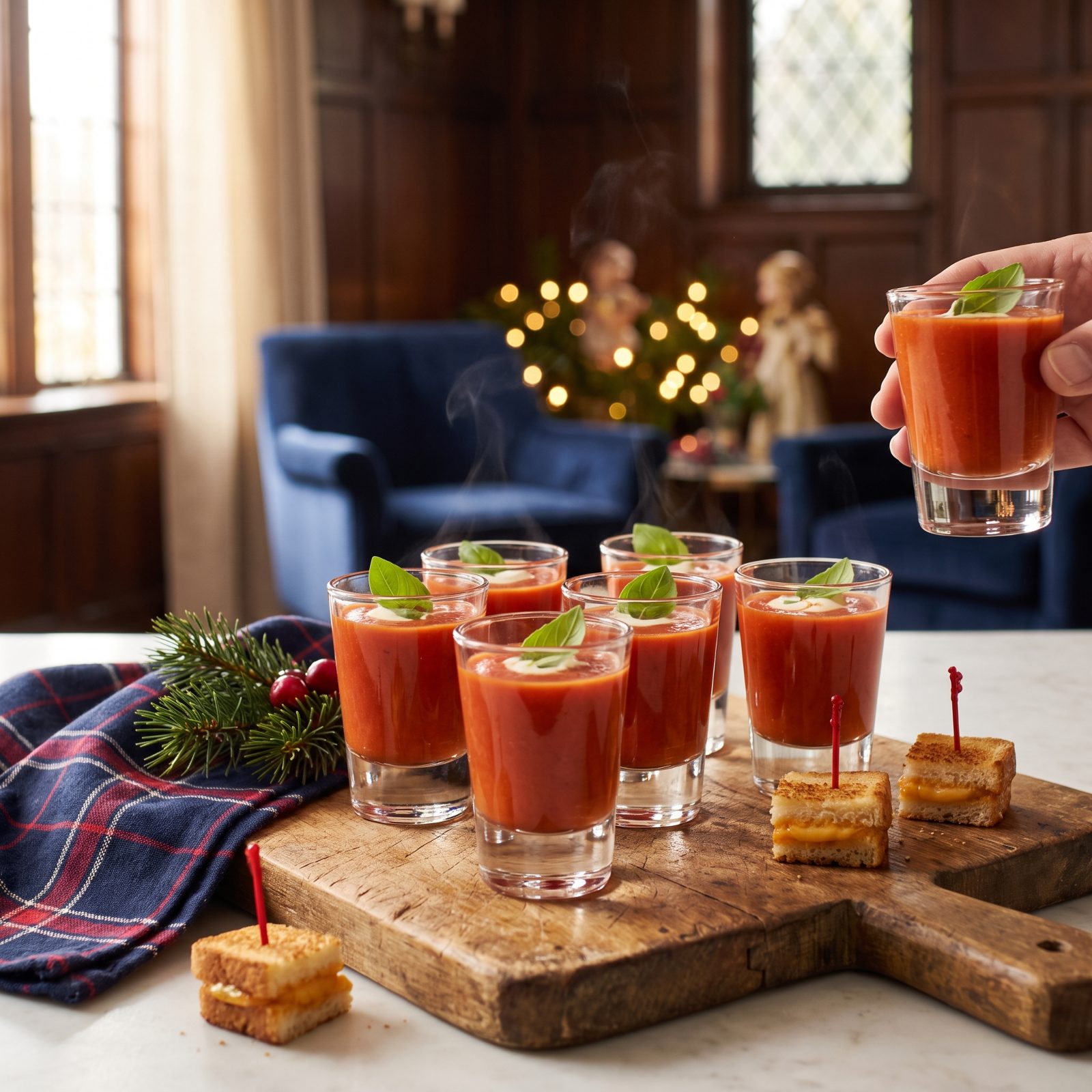 Tomato Soup Shooters