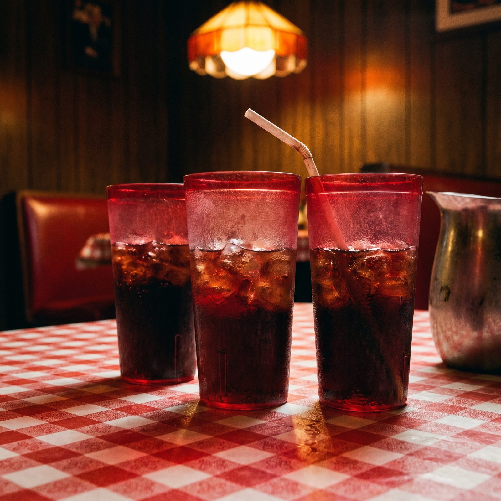Translucent Red Plastic Tumblers That Slipped in Your Hand