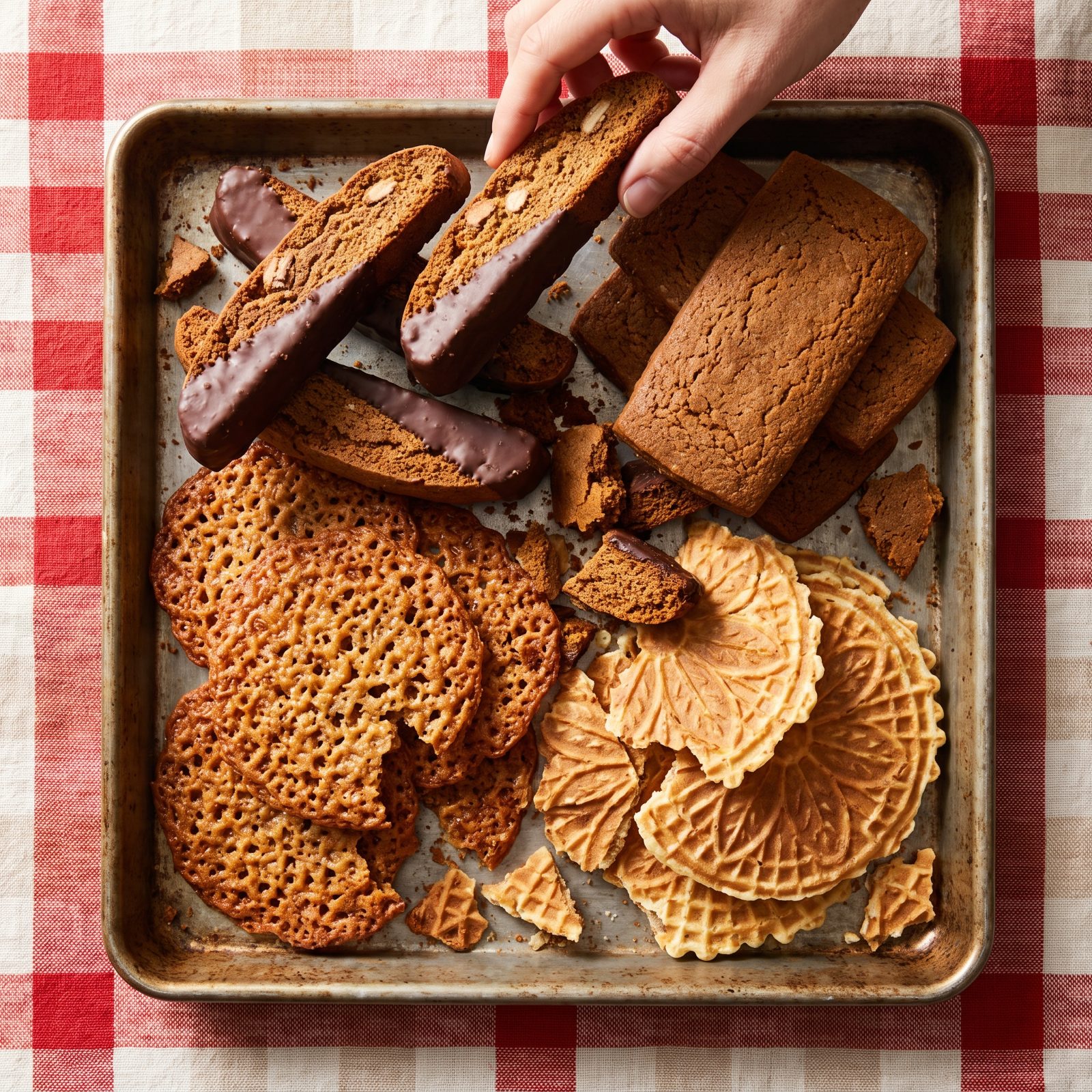 The Tray Where Delicate Cookies Are Crushed Under Heavy Ones