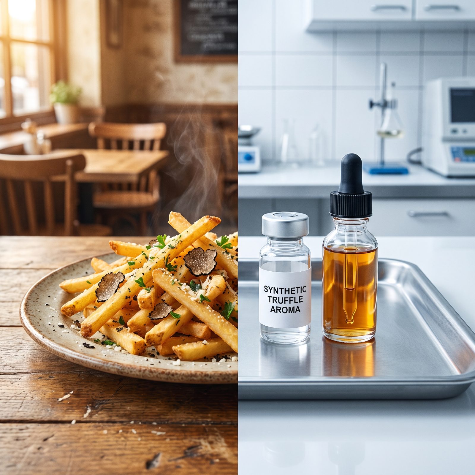 Truffle Fries Made with Synthetic Truffle Oil