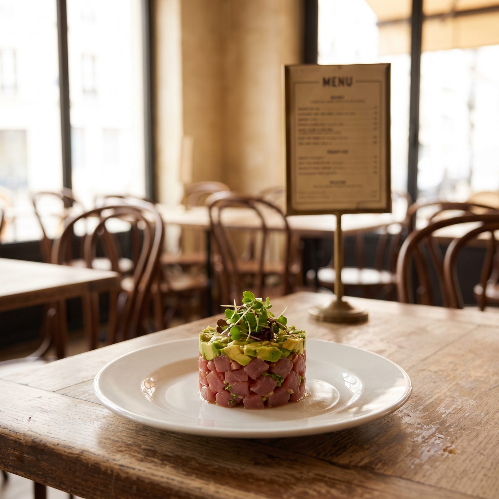 Tuna Tartare at a Low-Turnover Restaurant