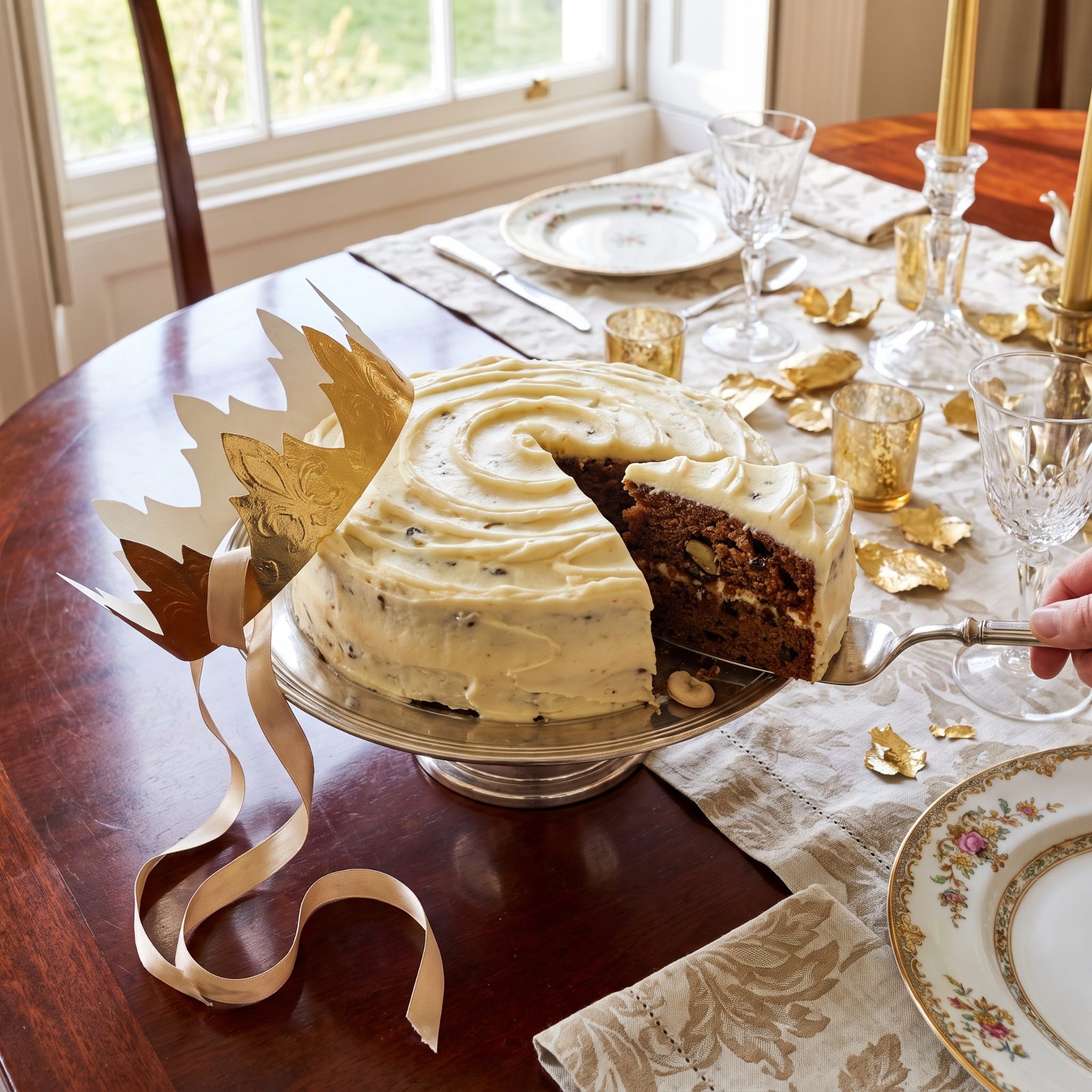 A Twelfth Night Cake With a Hidden Bean
