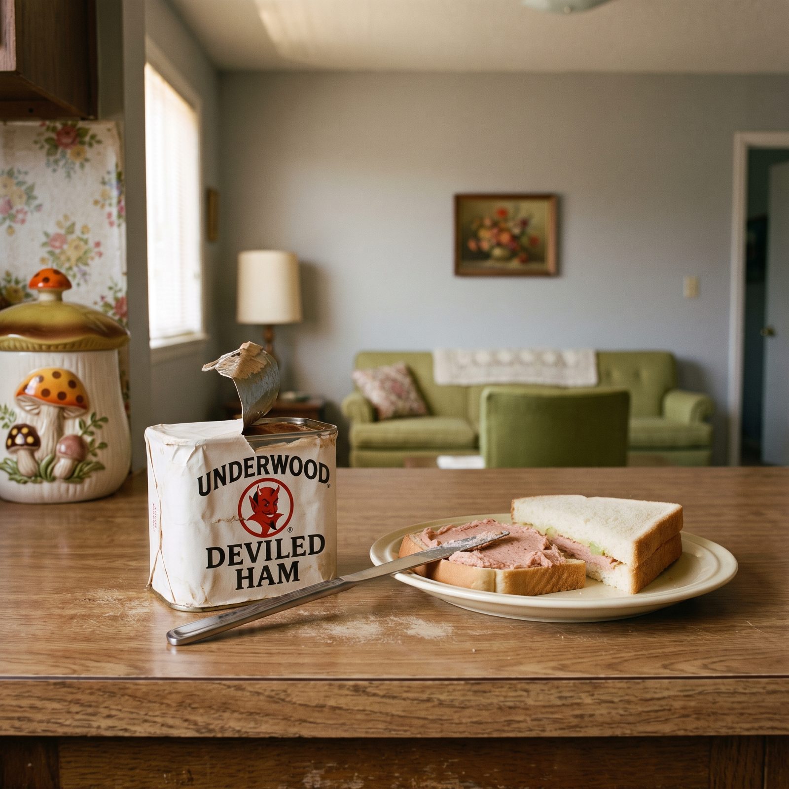 Underwood Deviled Ham in the Paper-Wrapped Can