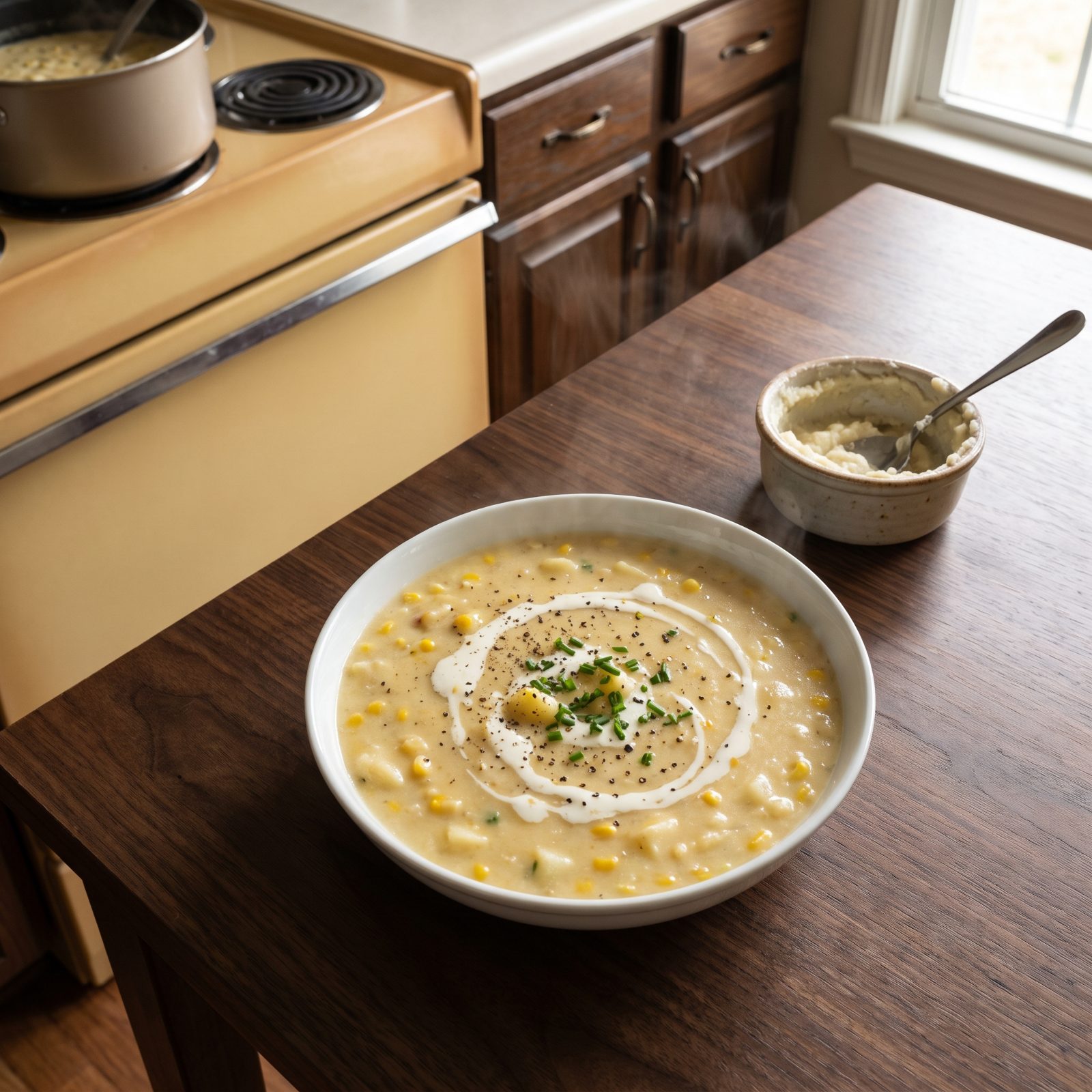 Use Cauliflower Mash to Thicken Chowder