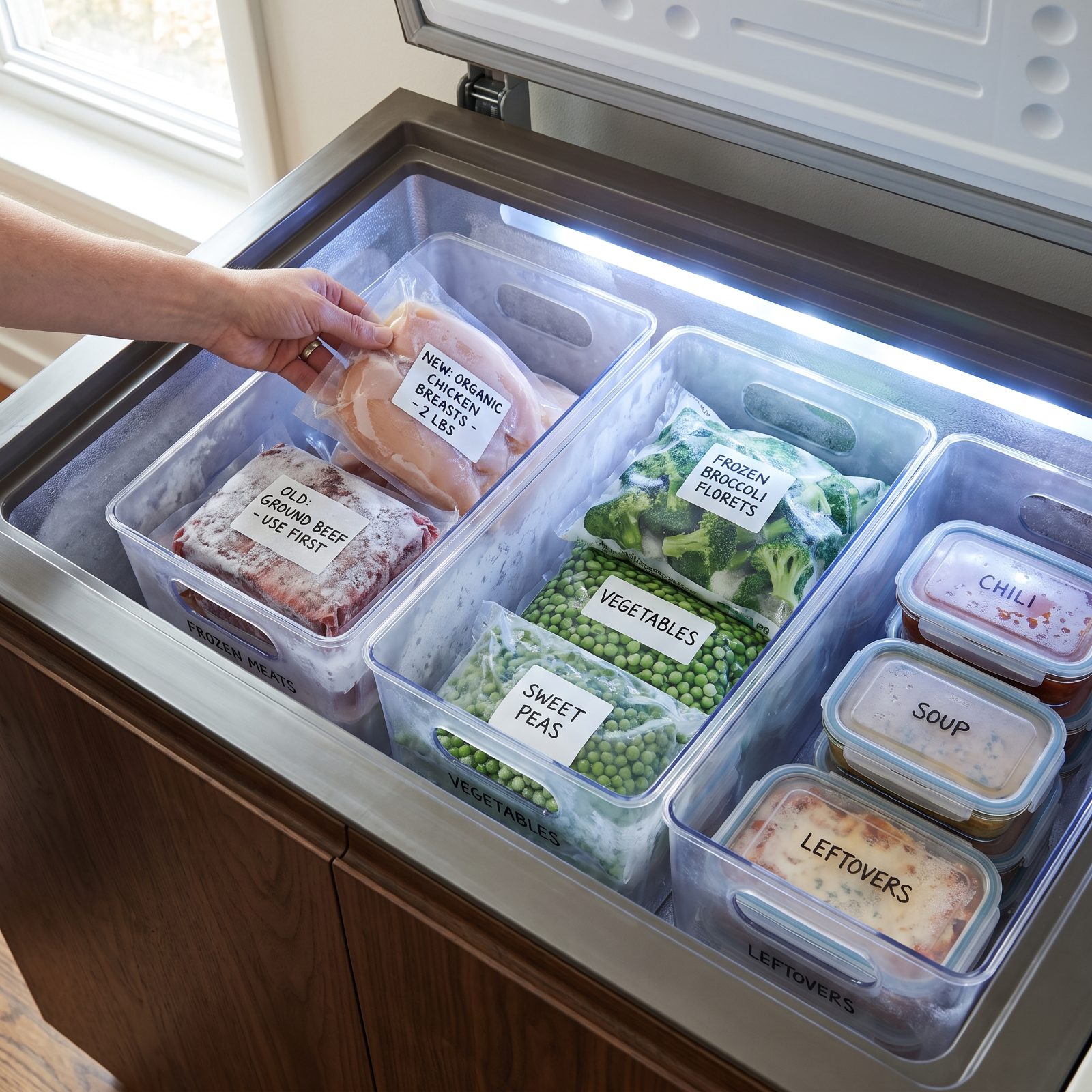 Use a One-In, One-Out Rule for Crowded Freezer Categories