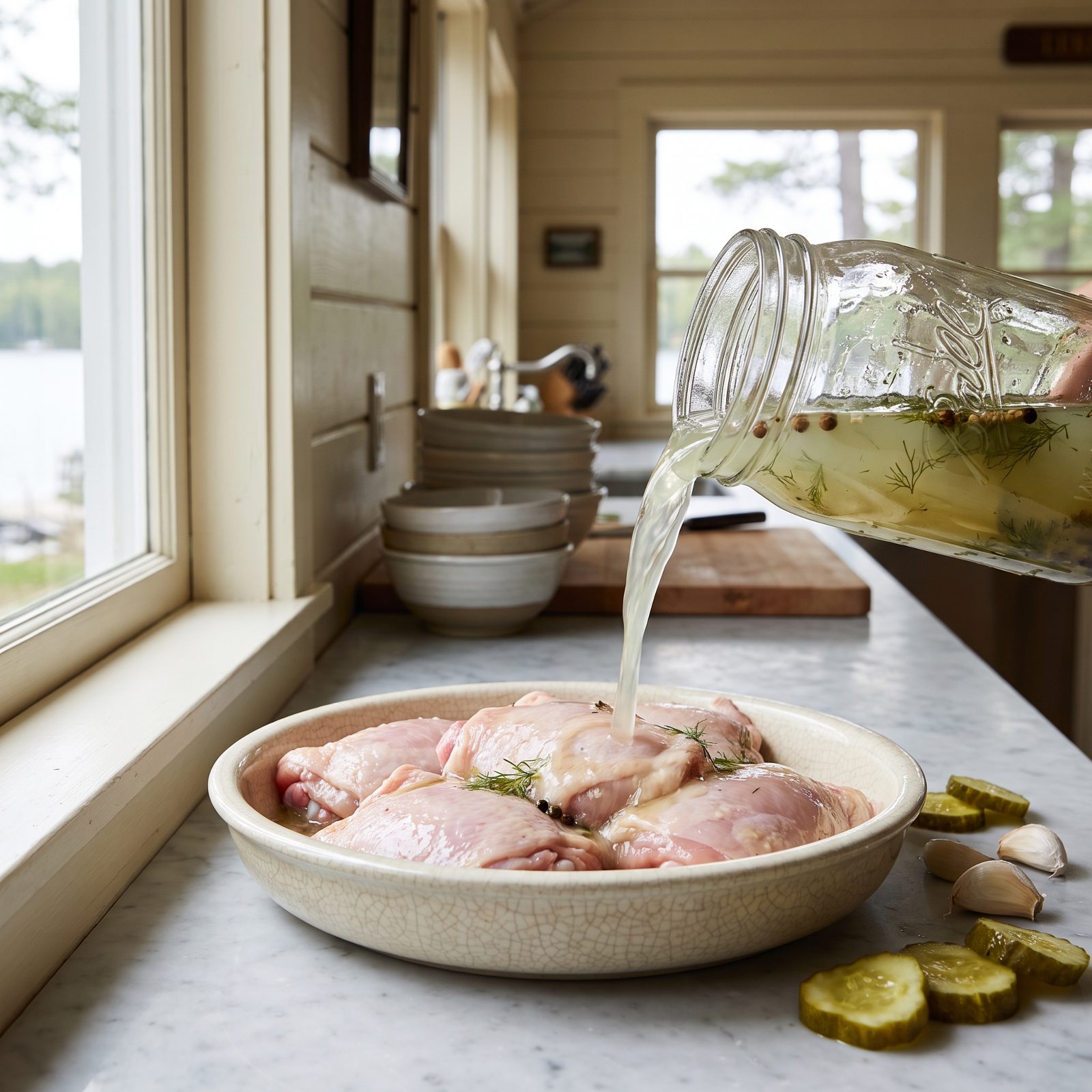 Use Pickle Brine as a Ready-Made Poultry Marinade