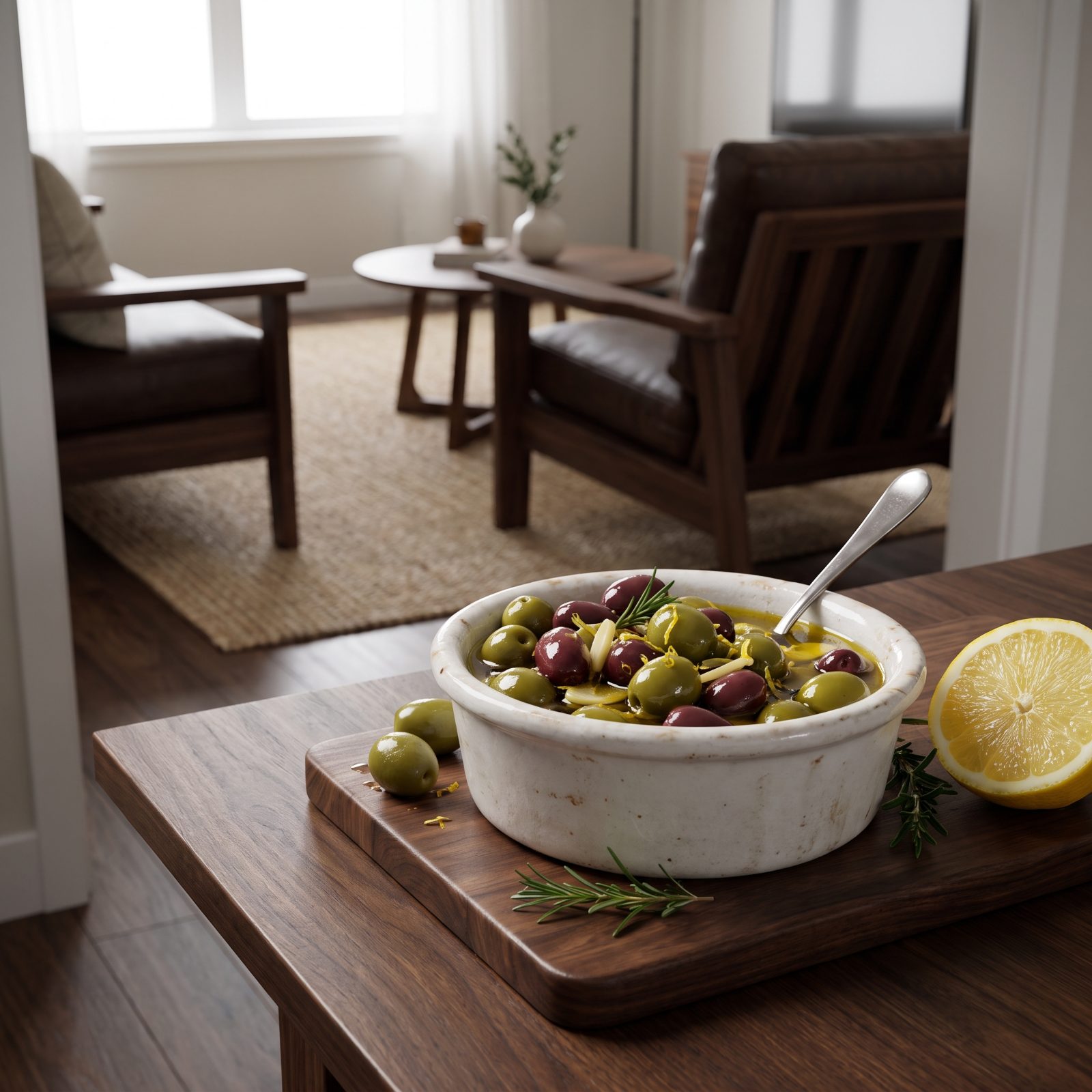 Warm Marinated Olives