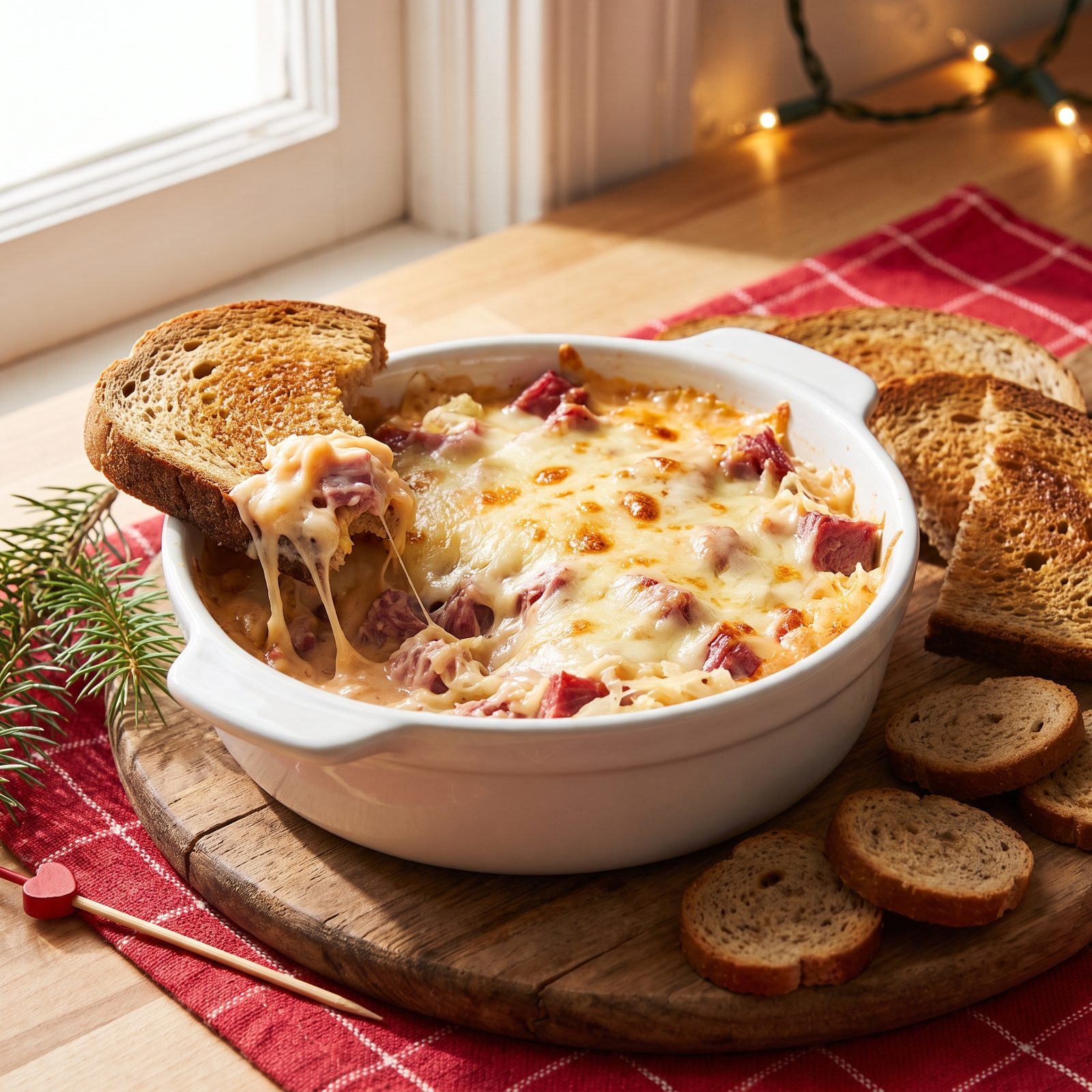 Warm Reuben Dip for the Deli-Counter Crowd