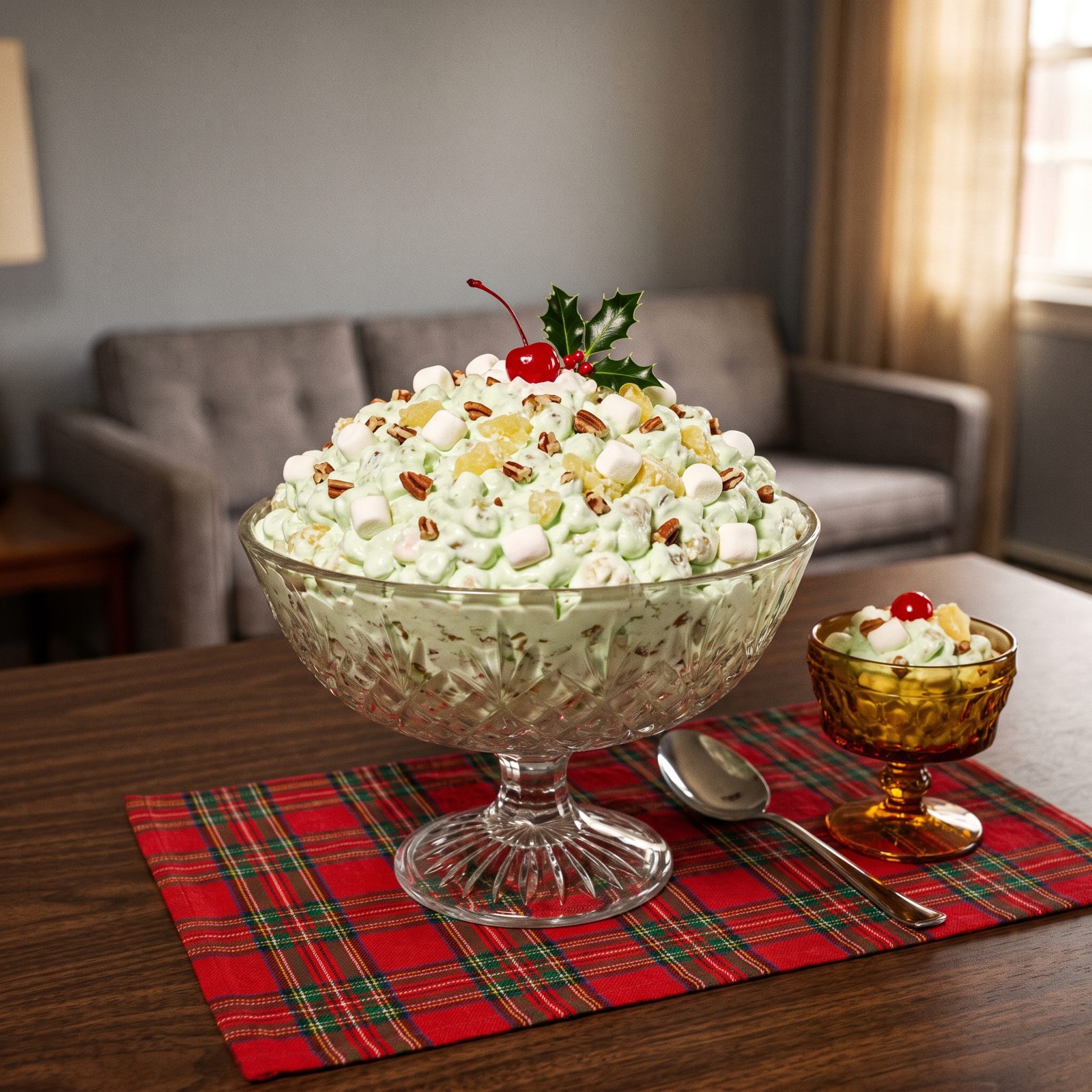 Watergate Salad, Green, Fluffy, and Definitely a Dessert