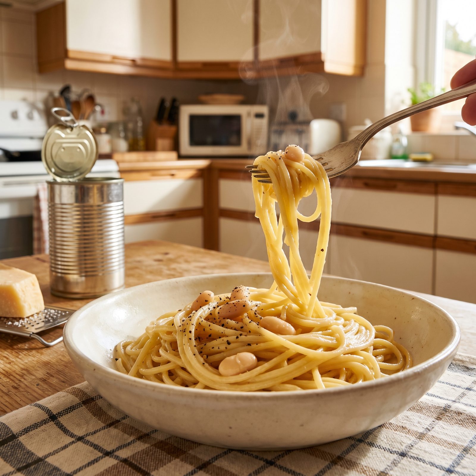 Whisk Leftover Bean Liquid Into a Glossy Pasta Sauce