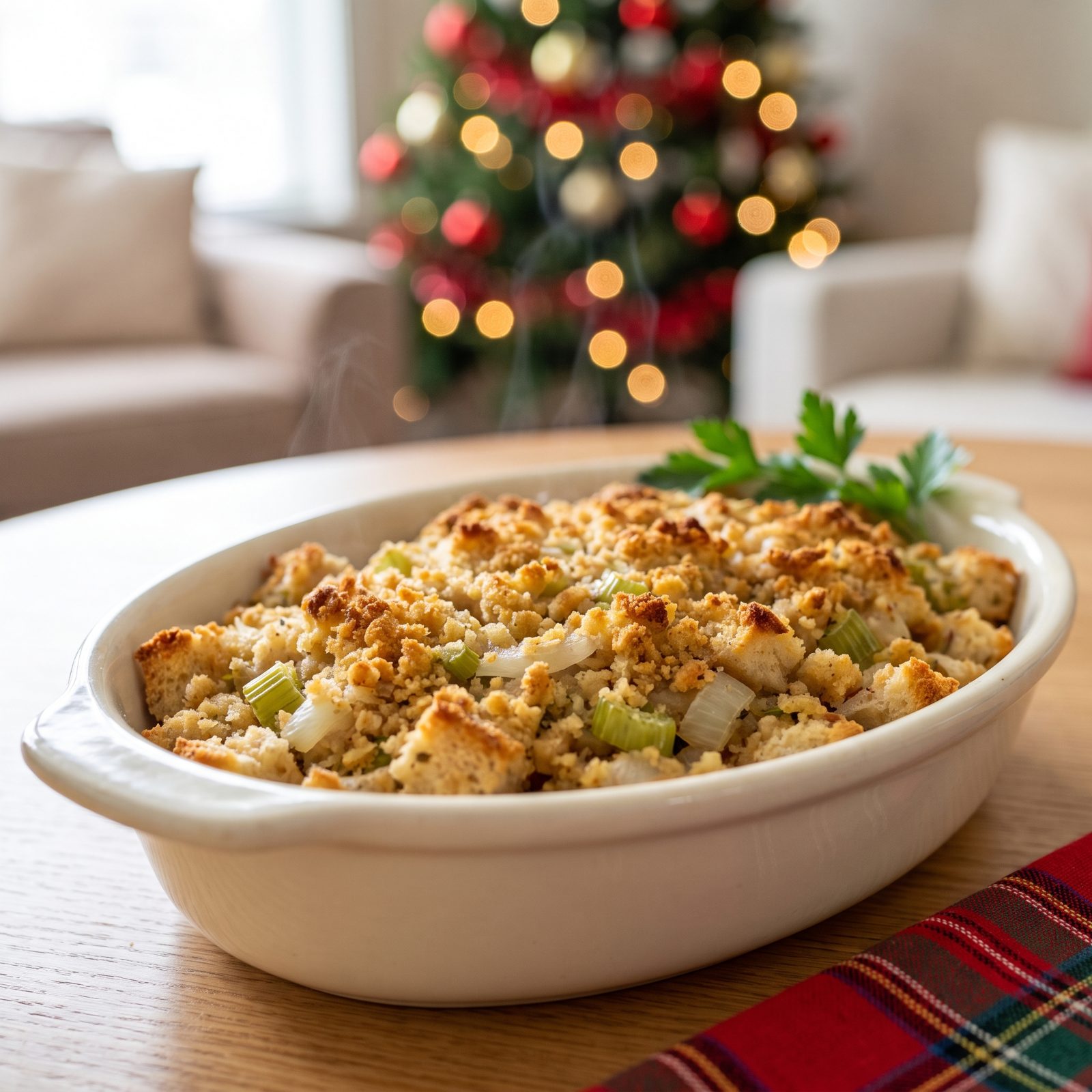 White Bread Stuffing With Celery and Onion