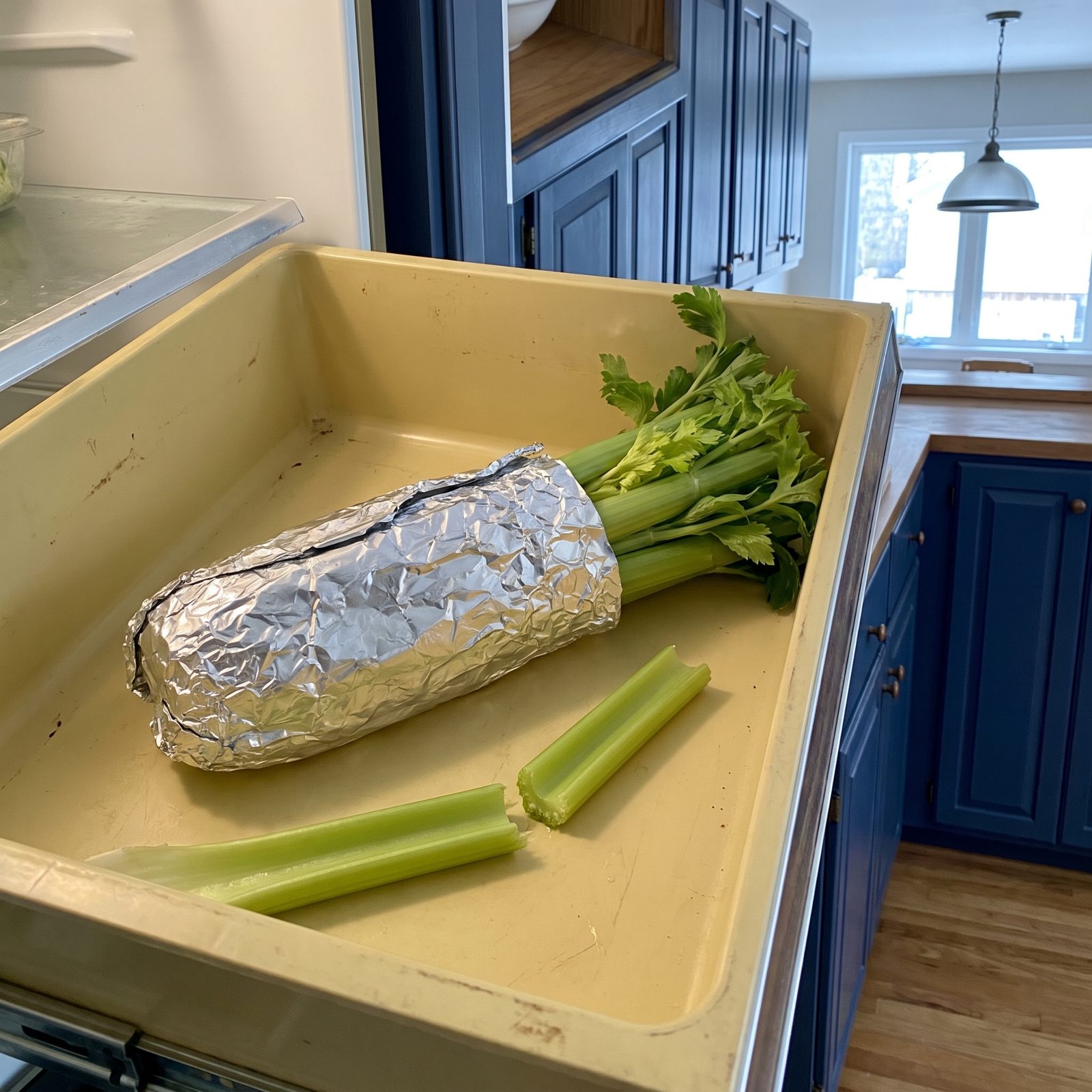 Wrap Celery in Aluminum Foil and It Stays Snappy for Weeks