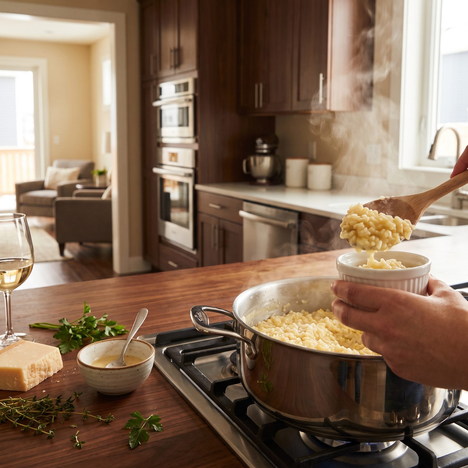 You Test the Risotto Before Serving It to Twelve